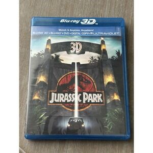 Jurassic Park 3D (Blu-ray/DVD) 2013, 3-Disc Set Complete Ultraviolet